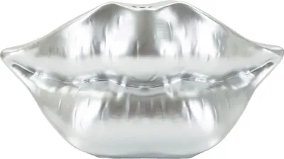 Zdjęcie produktu dla o Ferretti Waza Usta 23x8x12 cm srebrna