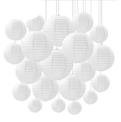 Productafbeelding van Set van 30 Papieren Lantaarns voor Decoratie