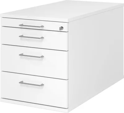 Zdjęcie produktu dla HAMMERBACHER TC30 Rollcontainer weiß 4 Auszüge