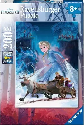 Zdjęcie produktu dla Puzzle Ravensburger Frozen 2, 200 XXL Elementów, Leśna Przygoda, Dla Dzieci 8+