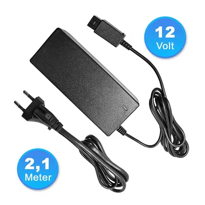 Produktbild von AC Adapter für Nintendo Wii, Ersatz-Netzteil mit EU Stecker in Schwarz Eaxus