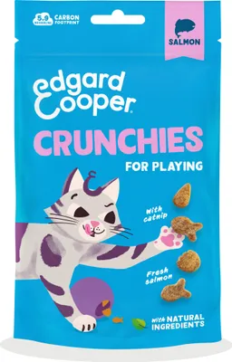 Produktbild von Edgard & Cooper Katze Snacks Crunchies Lachs 8 x 50g
