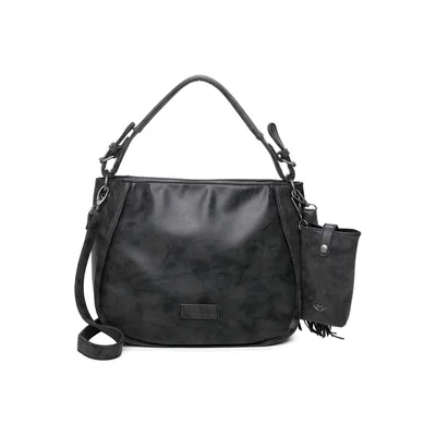 Produktbild von Fritzi aus Preußen Schultertasche Umhängetasche Vintag Fritzi Hobo 2 Black Idol schwarz