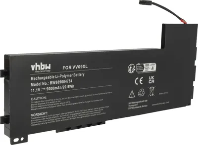 Produktbild von vhbw Akku Ersatz für HSTNN-DB7D, VV09090XL, VV09XL für Notebook (9000 mAh, 11,1 V, Li-Ion)