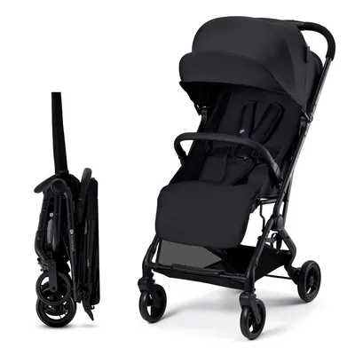 Produktbild von Kinderkraft INDY 3 Buggy - Ab der Geburt bis 15 kg - Leichter und kompakter - Einhändiges Zusammenklappen - Schwarz