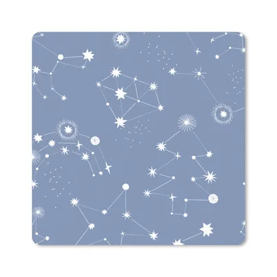 Produktbild von MuchoWow® Mauspad Mousepad Weltraum - Kind - Illustration 20x20 cm - Mousepads - Maus Mat - Pad - Mausunterlage - Desk Mat - Bureauartikeln
