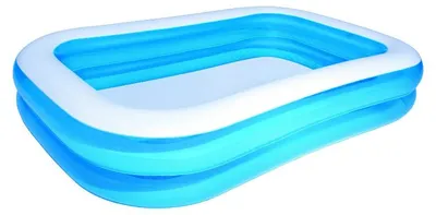Immagine prodotto di Bestway 54005 Family Pool, piscina rettangolare per bambini, facile da montare, blu, 201 x 150 x 51 cm