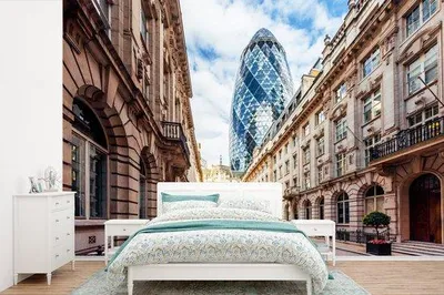 Produktbild von Fotobehang Straßenansicht London Alt Architektur 525 x 350 cm