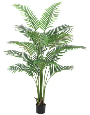 Obrázok produktu pre Umelá palma – palma areca – výška 180 cm – 15 kmeňov – listy z PE – rastlina na zem – vonkajšie použitie – zelená