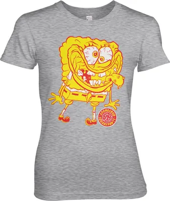 Produktbild von Spongebob Squarepants - Weird Girly Tee - Small - HeatherGrey