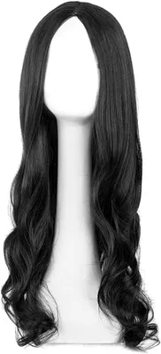 Imagen del producto de Peluca de pelo rizado largo, de 70 cm, resistente al calor, ideal para cosplay
