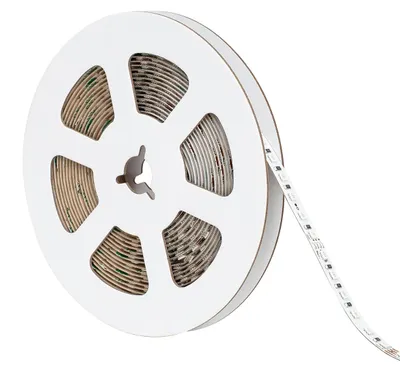 Produktbild von LED-Streifen 24V RGB SMD 120 LED/m 5m 9W/m Breite 8mm Schnitt 5cm IP20 RGB