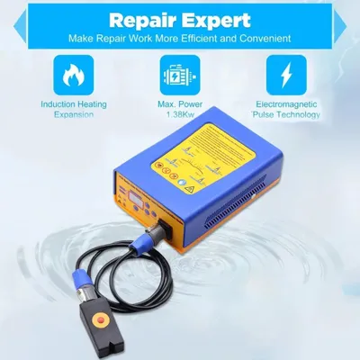 Produktbild von Ausbeulgerät für Autos - Induktions-Dellenentferner - 1,38 kW - 220V - Für Stahlkarosserien - Lackschadenfreie Reparatur - EU-Stecker
