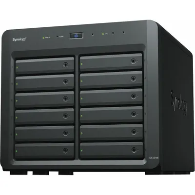 Produktbild von Synology DX1215II, HDD / SSD-Gehäuse, 2.5/3.5", SATA, Serial ATA II, Serial ATA III, Hot-Swap, Schwarz