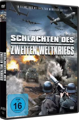 Produktbild von Schlachten des 2.Weltkriegs (Kriegsfilm Box) DVD-Box