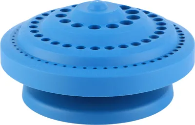 Produktbild von 1-13 mm runde Form Hartplastik Bohrer Organizer Aufbewahrungskoffer Ständer 100 Stück Loch