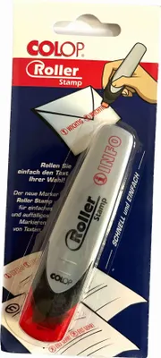 Produktbild von Colop Info Rollstempel – Stempel zur Kennzeichnung von Dokumenten und Materialien