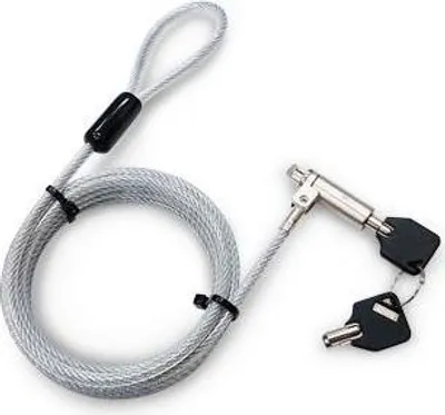 Produktbild von Hamlet XNBLOCK200KMS Kabelschloss Silber 2 m