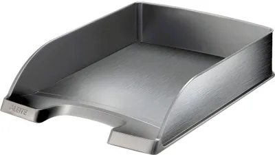 Immagine prodotto di Esselte-Leitz LEITZ vassoio per lettere Style, A4, polistirolo, bianco artico, impilabile in verticale o sfalsato, grande apertura per la presa, - 1 pezzo (5254-00-04)