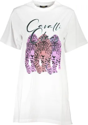 Produktbild von CAVALLI CLASS DAMEN KURZES KLEID WEISS : Farbe - Weiß, Größe - XL Größe: XL Farbe: Weiß