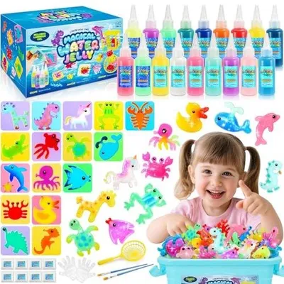 Zdjęcie produktu dla Żel wodny magiczny zabawka kreatywna dla dzieci zestaw 18 szt