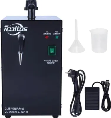 Zdjęcie produktu dla Myjka parowa do biżuterii, stal nierdzewna, moc 1300 W, 220 V-EU-STECKER