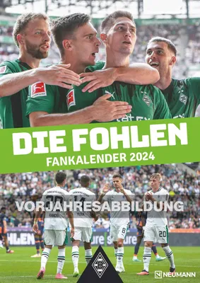 Produktbild von Borussia Mönchengladbach 2025 - Fußball-Kalender - Wand-Kalender - Fan-Kalender - 29,7x42 - Sport