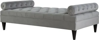 Immagine prodotto di Divano chaise longue dal design moderno, ideale per il soggiorno, rivestito in tessuto, stile Chesterfield