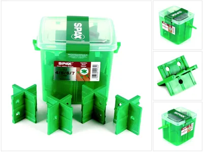 Produktbild von SPAX 5000009186209, 36 Stück(e), Holzfußboden, 4,5,6,7 mm, Grün, Kunststoff