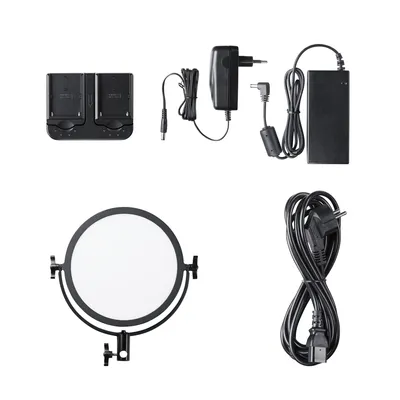 Obrázek produktu pro Walimex Soft LED 300 Round Bi Color, 30 W, 120 žárovek, LED, 50000 h, Denní světlo, 60 žárovek