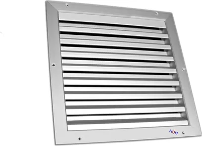 Produktbild von Lüftungsgitter LG-3030 RAA Lamellengitter 345 x 345 mm Alu Zuluft Abluftgitter