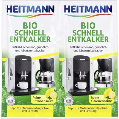 Obrázek produktu pro Heitmannrapid odvápňovač, odvápňovač, proti vodnímu kameni, čistič, 2 x 25 g