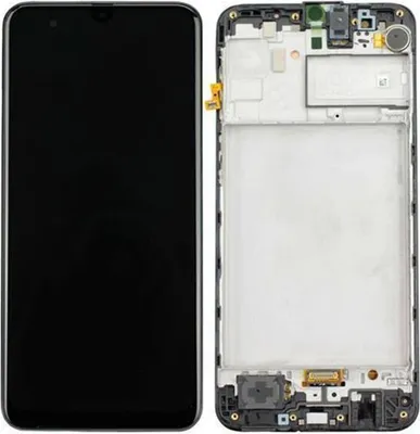 Produktbild von Original Samsung Galaxy M31 M315F AMOLED Display Touchscreen Bildschirm Rahmen Schwarz & Werkzeug