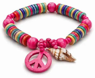 Produktbild von Armband Hippie mit Peacesymbol von collezione alessandro