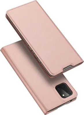 Produktbild von Buch Tasche kompatibel mit NOKIA 2.4 Handy Hülle Etui Brieftasche Schutzhülle mit Standfunktion, Kartenfach Rose