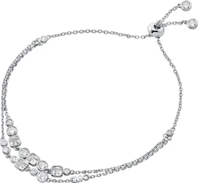 Zdjęcie produktu dla Michael Kors MKC1770040 Bransoletka damska ze srebra próby 925 w kolorze białym 21,5 cm