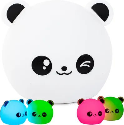 Obrázok produktu pre Verk 24077 Detské nočné LED dotykové svetlo - medvedík panda ACTION