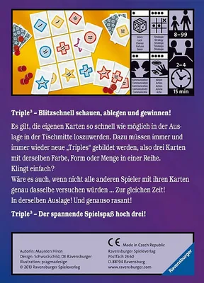 Produktbild von Ravensburger 27105 - Triple 3, Kartenspiele
