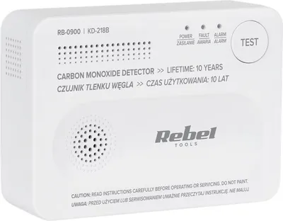 Produktbild von Rebel RB-0900 Kohlenmonoxid (CO)-Detektor, KD-218B