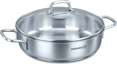 Obrázek produktu pro Nerezový hrnec Perla nízký 24cm