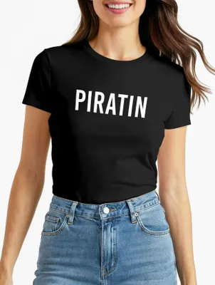 Produktbild von Damen T-Shirt Piratin Fasching Karneval Fastnacht Faschings-Shirt Fun-Shirt Moonworks®