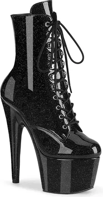 Produktbild von ADORE-1020GP Damen Booties von Pleaser, Schwarz  , EU 38, US 8