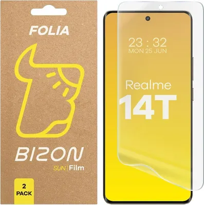 Produktbild von Bizon Glasfolie Sonne Realme 14T 5G [2 PACK]