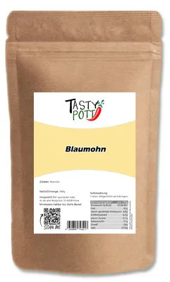 Produktbild von Tasty Pott Blaumohn ab 1kg Beutel