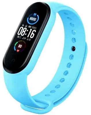 Immagine prodotto di Braccialetto per Xiaomi Mi Band, modelli M5 e M6, fitness tracker, colore blu