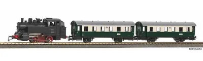 Produktbild von Piko S-Set Dampflok BR 80 VSM + zwei Personenwg. NS VI A-Gleis & B 57035