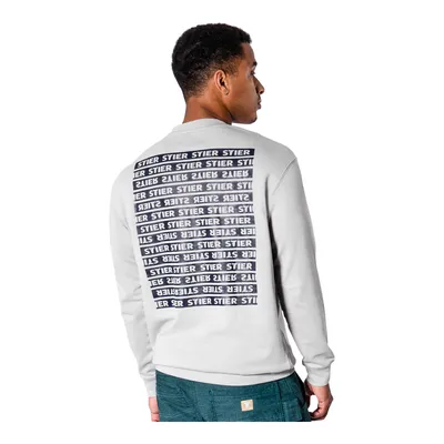 Produktbild von STIER Crew Sweat Style Print XL Ice Grey