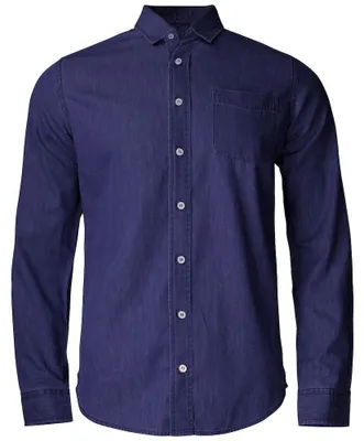 Image de Cutter & Buck - Chemise pour hommes "Ellensburg", denim ET122 (4XL) (Indigo)