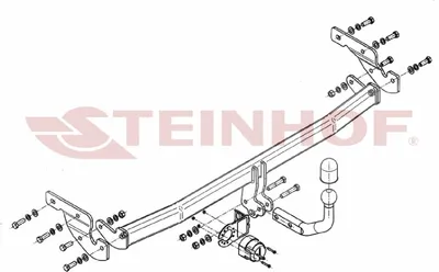 Produktbild von Z546661 Anhängerkupplung passend für HYUNDAI i10 2011-2013 starr