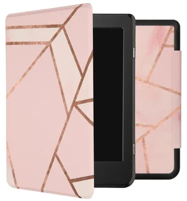 Imagen del producto de Funda Tipo Libro Ragida Fina de diseño Slim para Tolino Page 2  - Pink Graphic